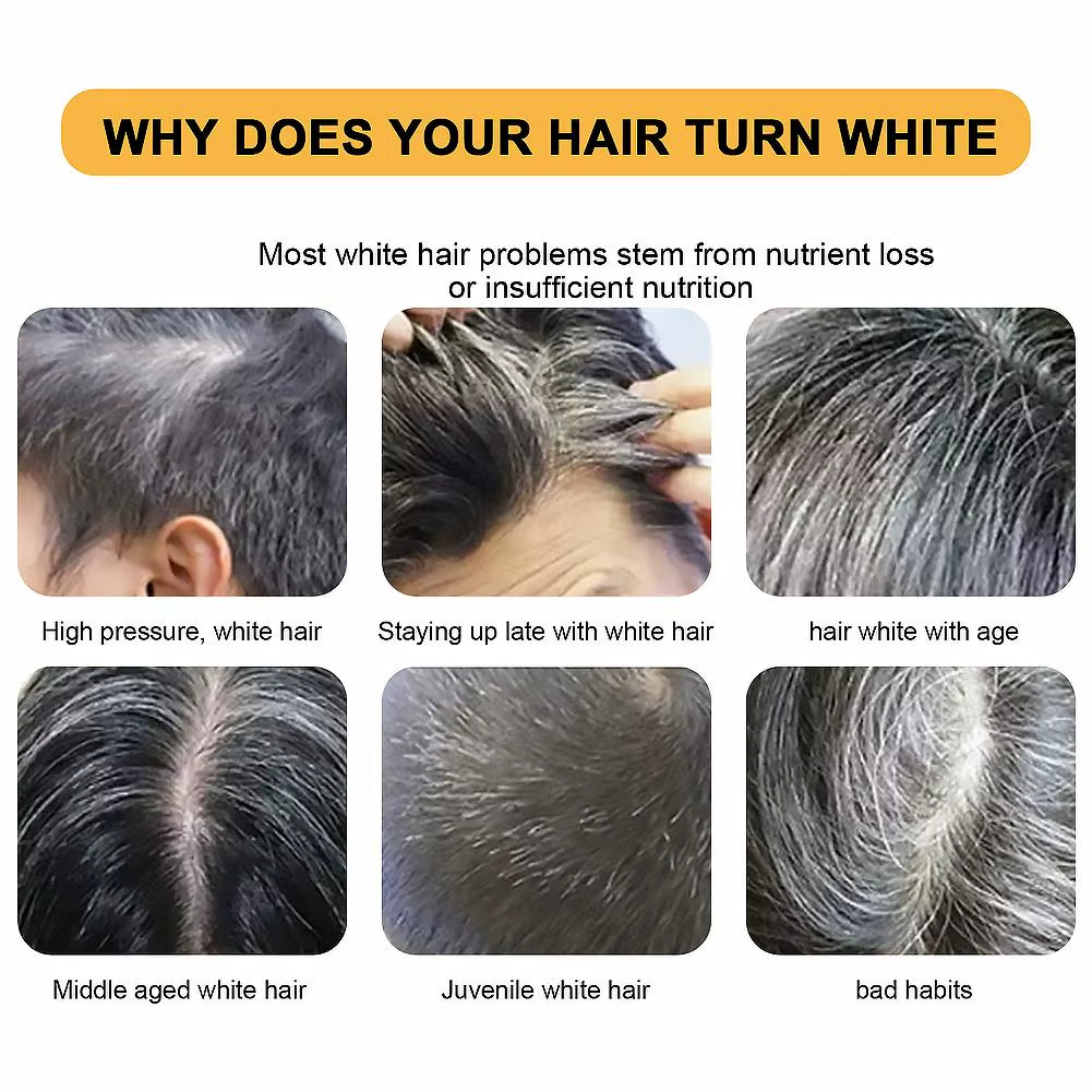 Men’s Black Hair Dye Shampoo Bar – Gray Hair Darkening Soap