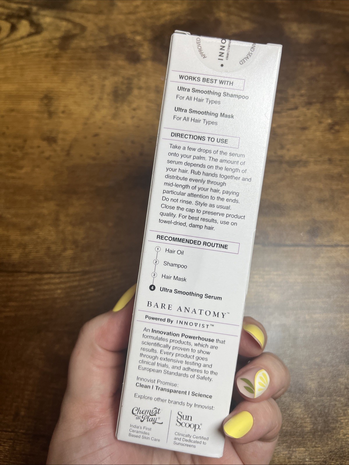 Bare Anatomy Expert Ultra Smoothing Hair Serum New In Box 3.38 Oz Exp 1/2029