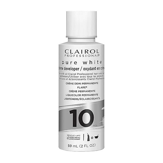Clairol Professional PURE WHITE Cream Developer – Choose Your Volume and Size