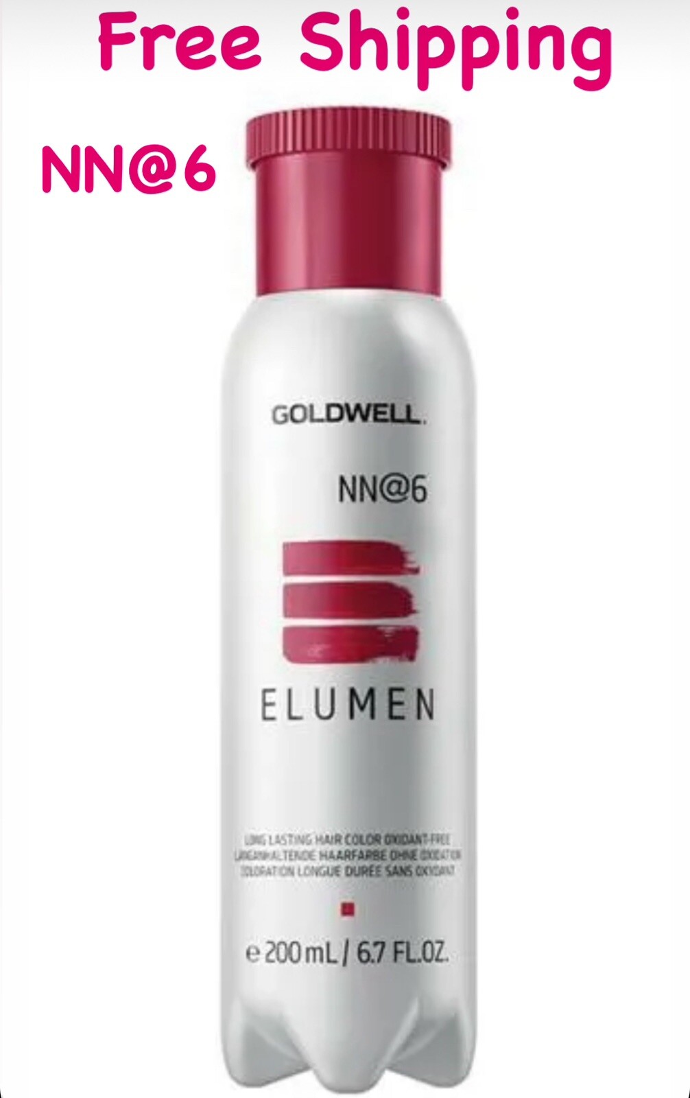 Goldwell Elumen High-Performance Haircolor NN@6 🥇6.7 oz / 200ml Oxidant Free🥇