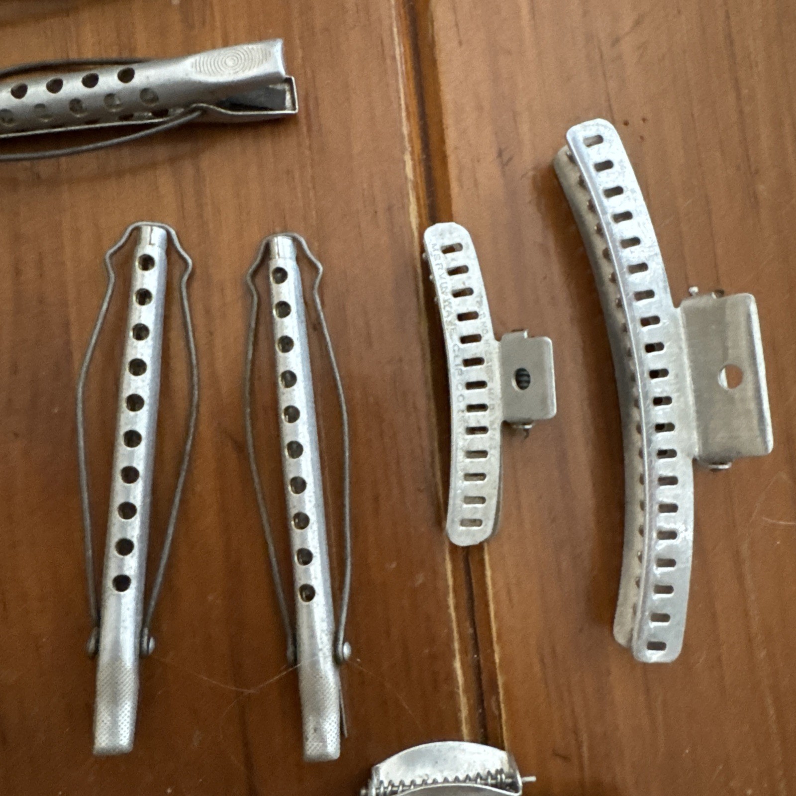 Vintage 40 GOODY TIP-TOP Aluminum Hair Curlers Perm Rods Clips Mixed Unbranded