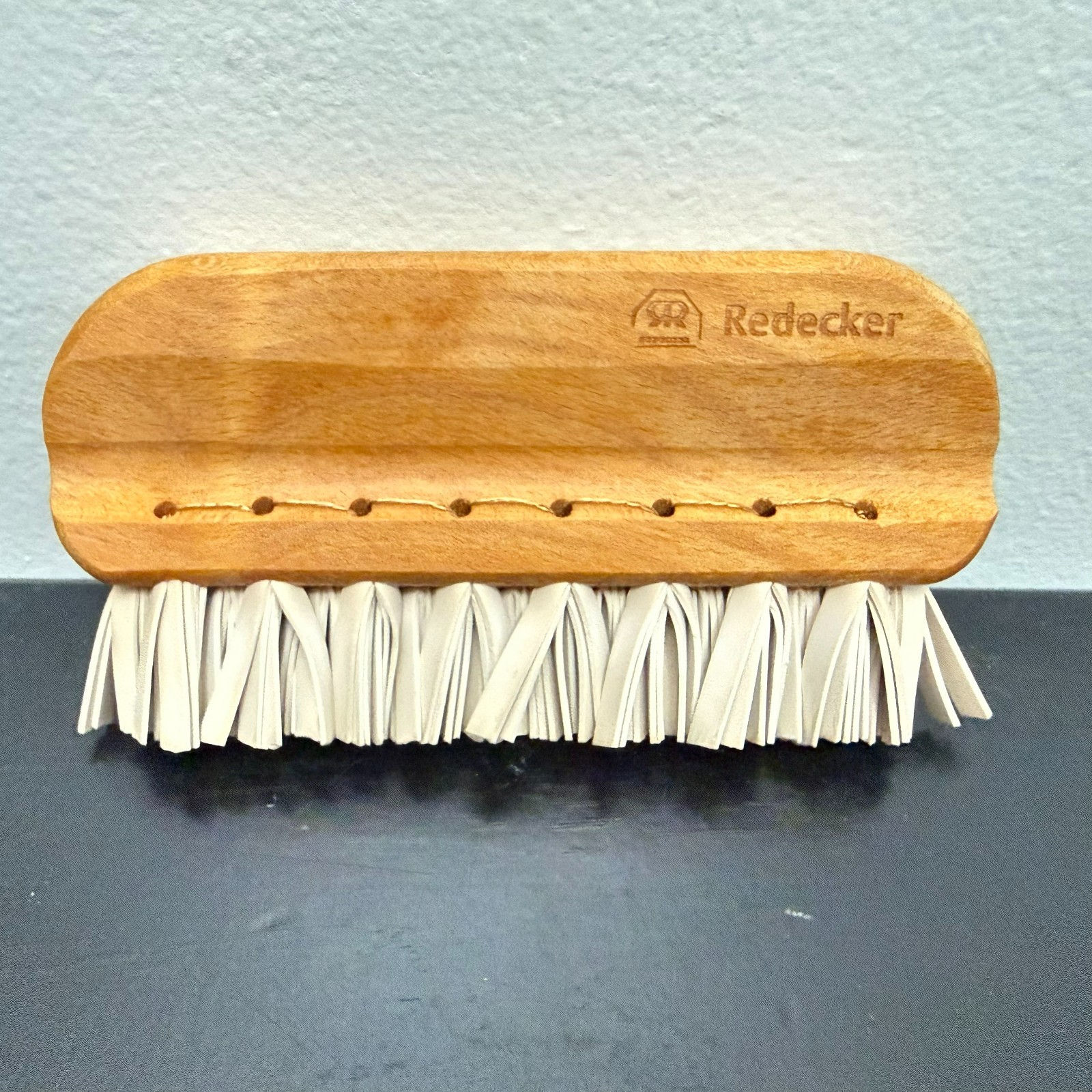 Redecker Natural Rubber Lint Brush Oiled Beechwood Pet Hair Remover Germany