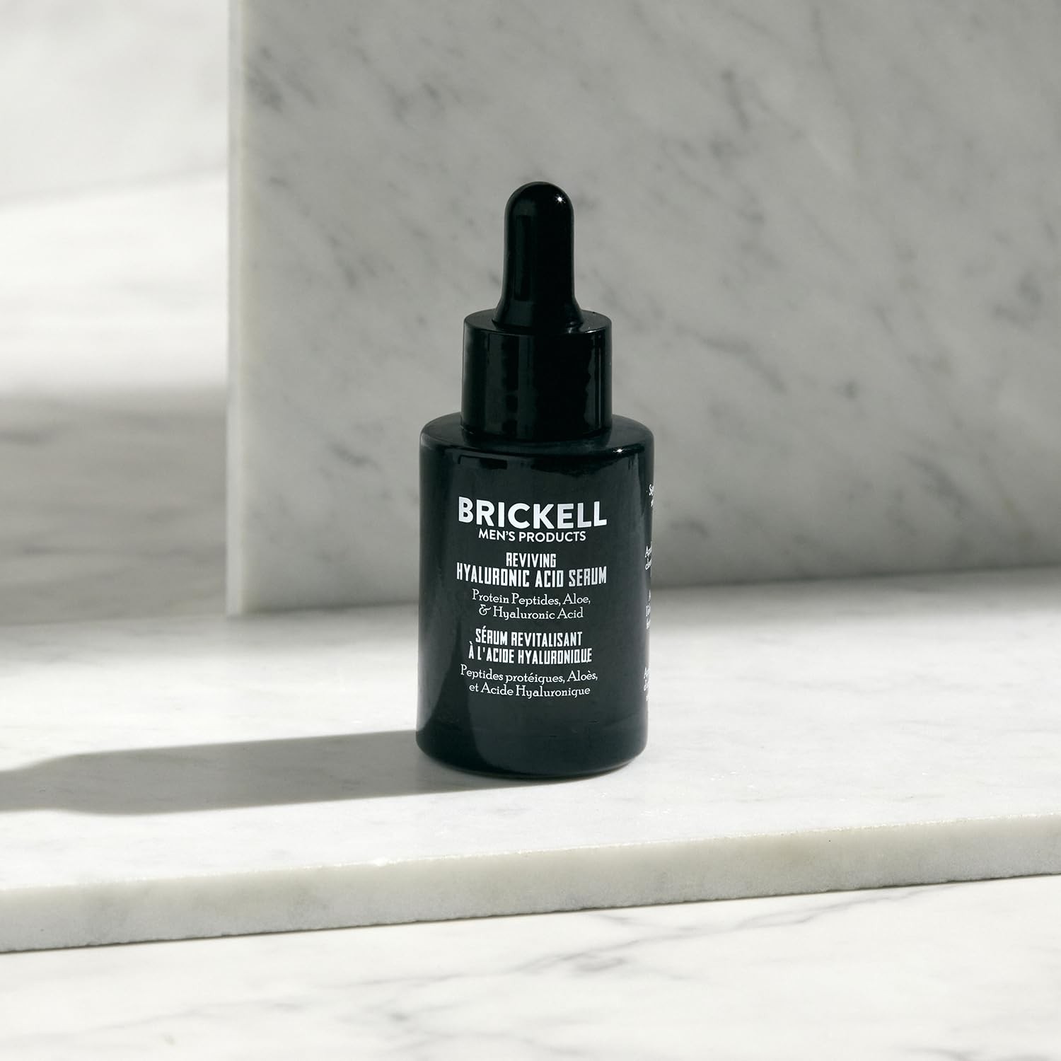 Brickell Men’s Anti Aging Hyaluronic Acid Serum, 1 Ounce, Unscented