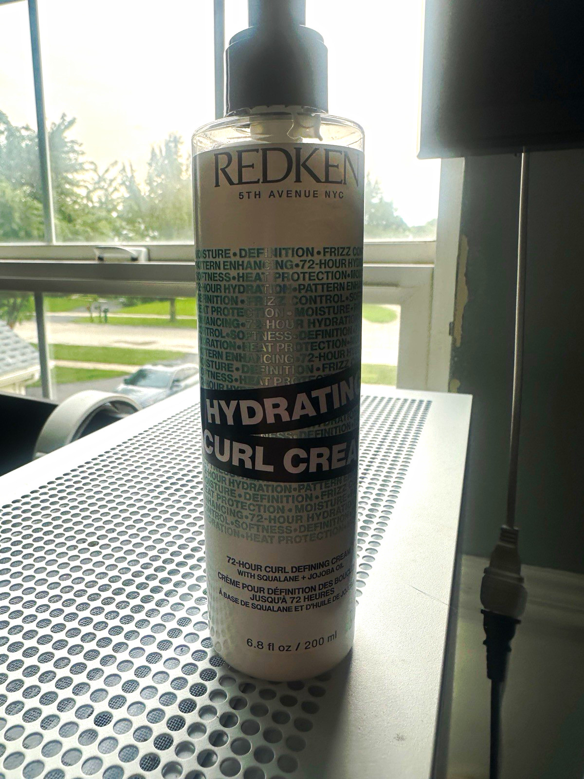 Redken Hydrating Curl Cream Heat Protect, Frizz Control 6.8 oz Squalane