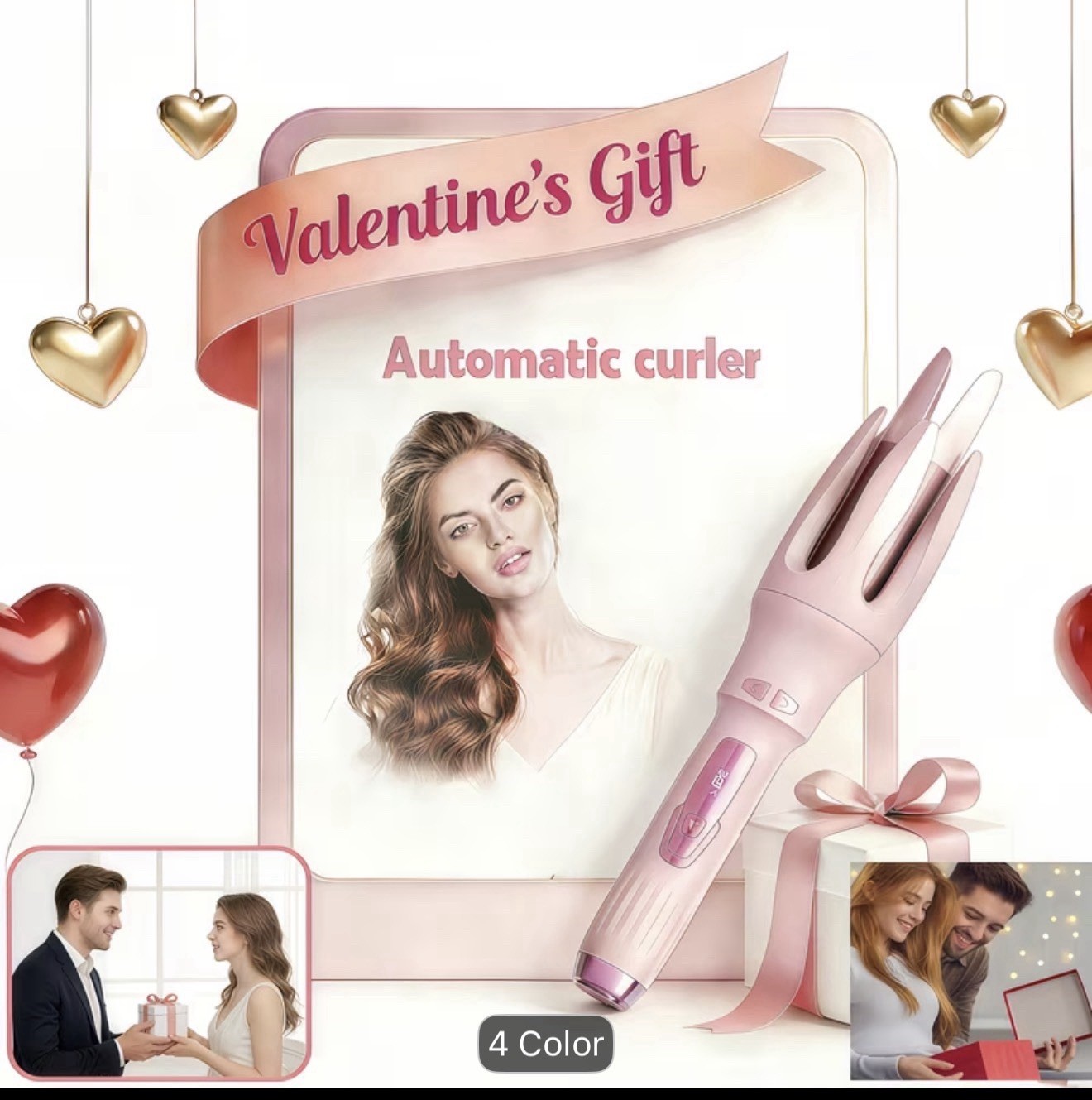 Fast Heating Anti-Scald Hair Curler – Stylish Automatic Wand for Beautiful Curls