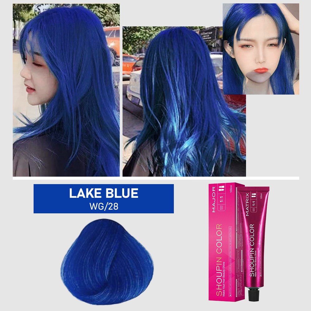 SHOUPIN Hair Coloring Shampoo Micro Tide Color Single Hair Cream 56 Colors 100ml