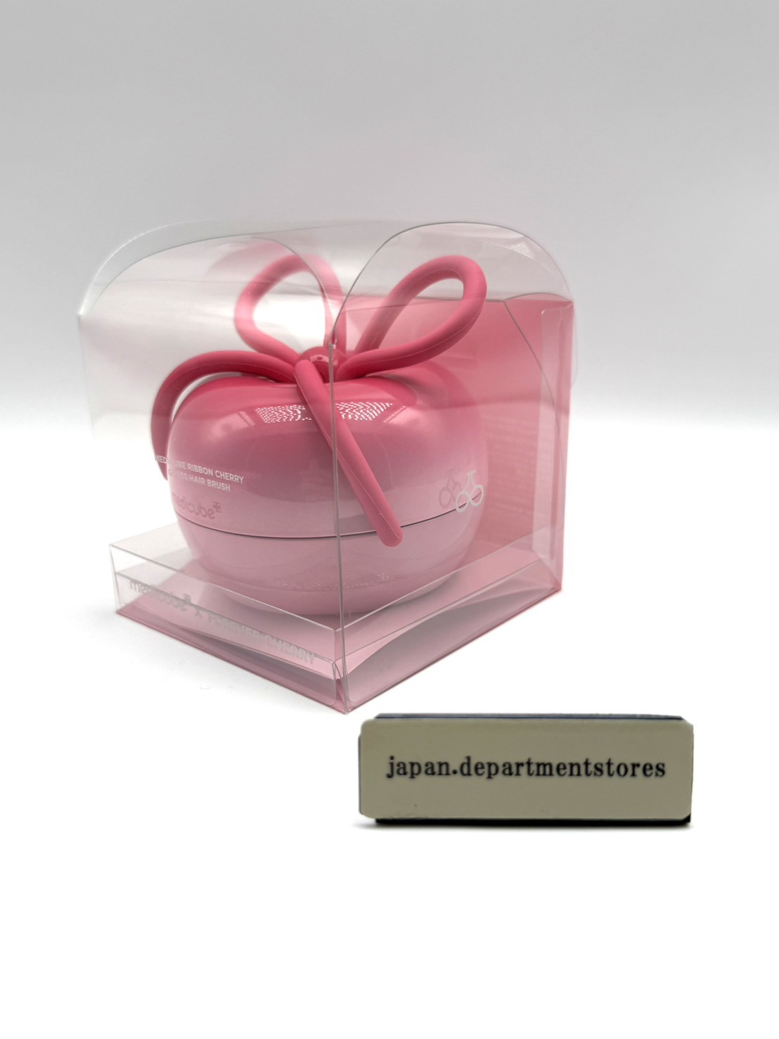 Medicube FOREVER CHERRY Ribbon Cherry Hair Brush Pink Limited Edition