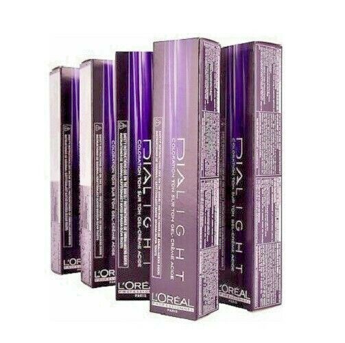Loreal DIALIGHT Professional Acidic Demi-Permanent Gel Creme Hair Color 1.7 oz: