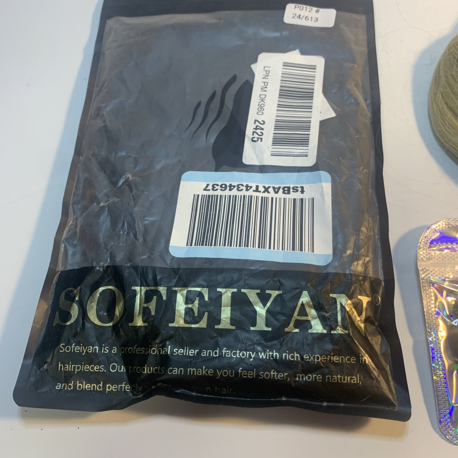 NEW Sofeiyan Curly Ponytail Hair Extension 13” Blonde Clip-In