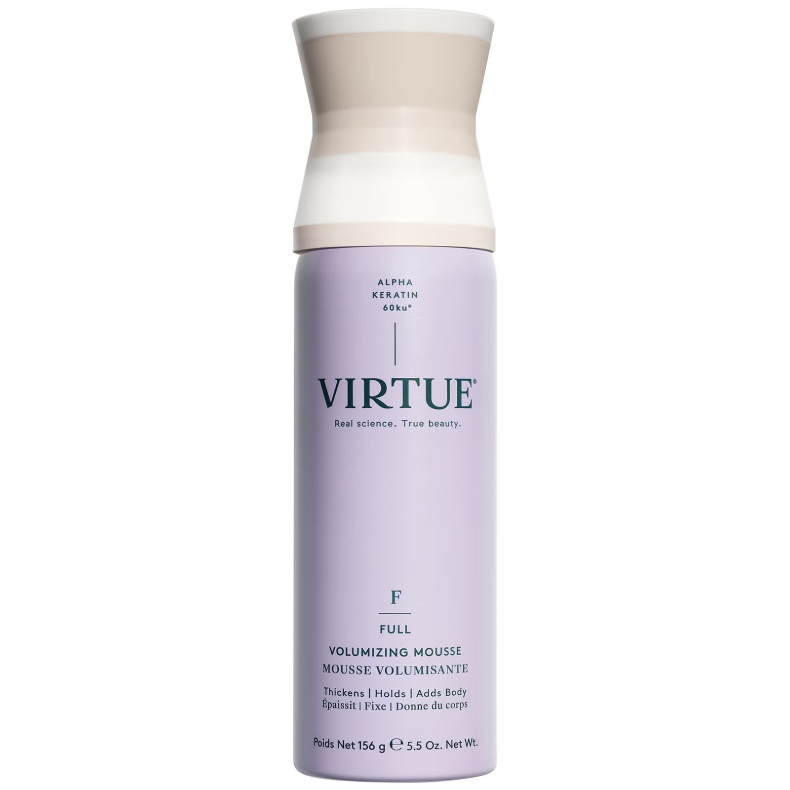 VIRTUE THICKENING FULL VOLUMIZING MOUSSE 5.5 OZ