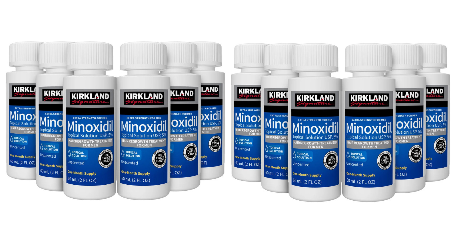 NEW Kirkland Hair Regrowth Treatment for Men 5% Minoxidil 12-Month Supply