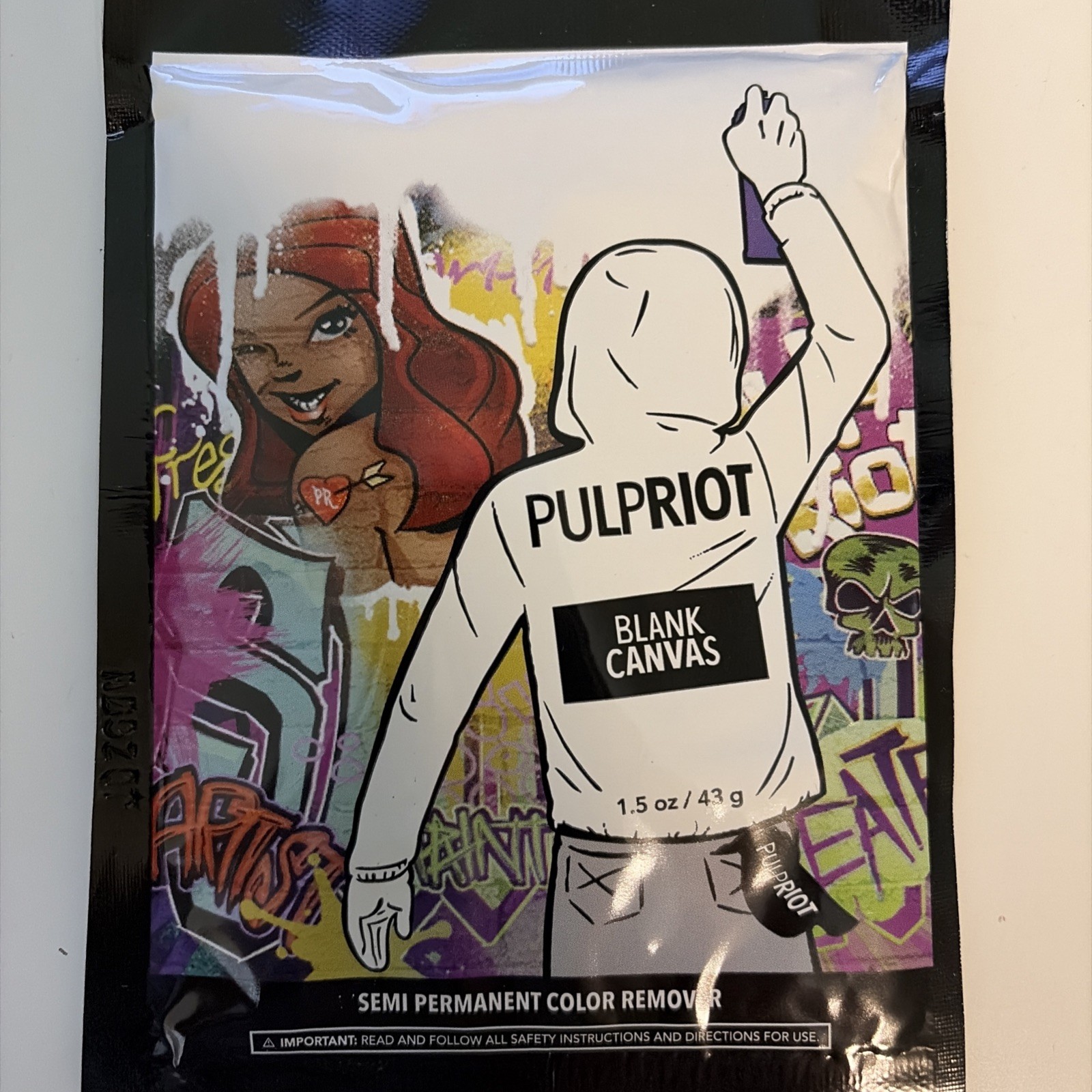 Pulpriot Blank Canvas Semi Permanent Color Remover 1.5oz New