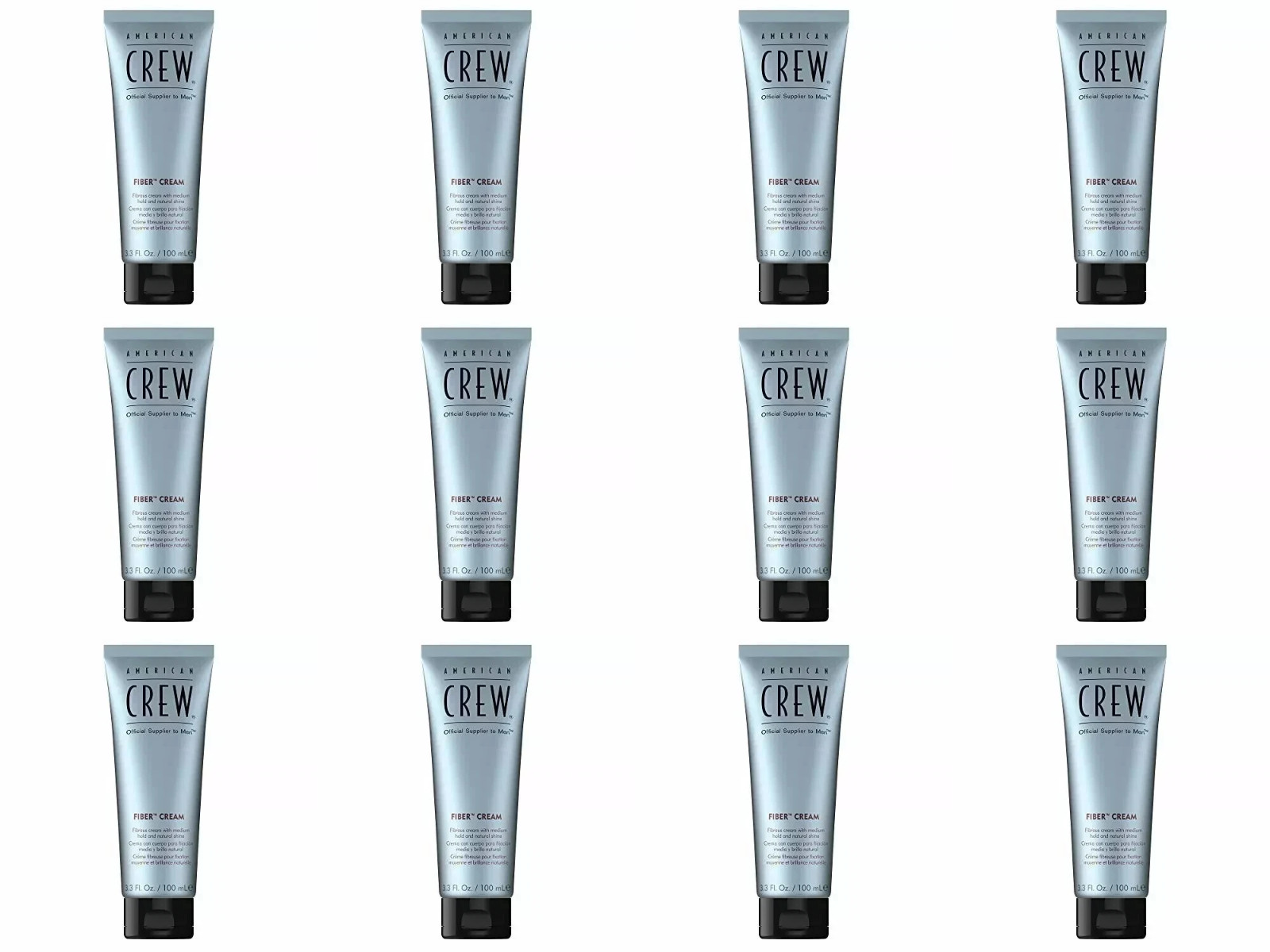 American Crew Fiber Cream 3.3oz 100ml 12 Pack