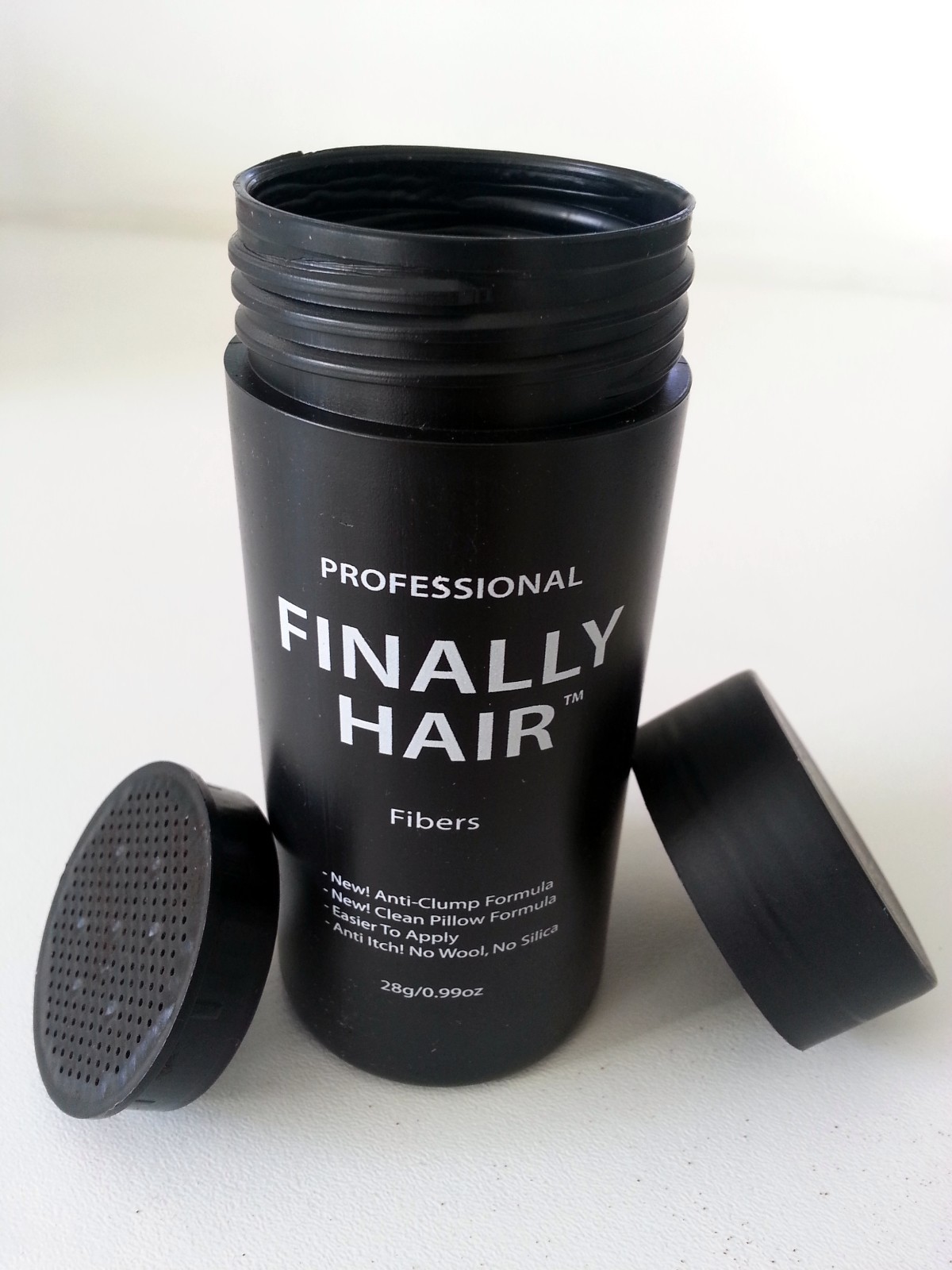 Hair Building Fiber SALT & PEPPER, GREY & PEPPER Hair Loss Concealer 28g Bottle