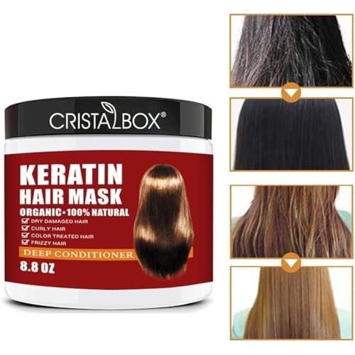 Keratin Hair Mask Deep Conditioner for Dry Damaged Hair 250g Repair Treatment