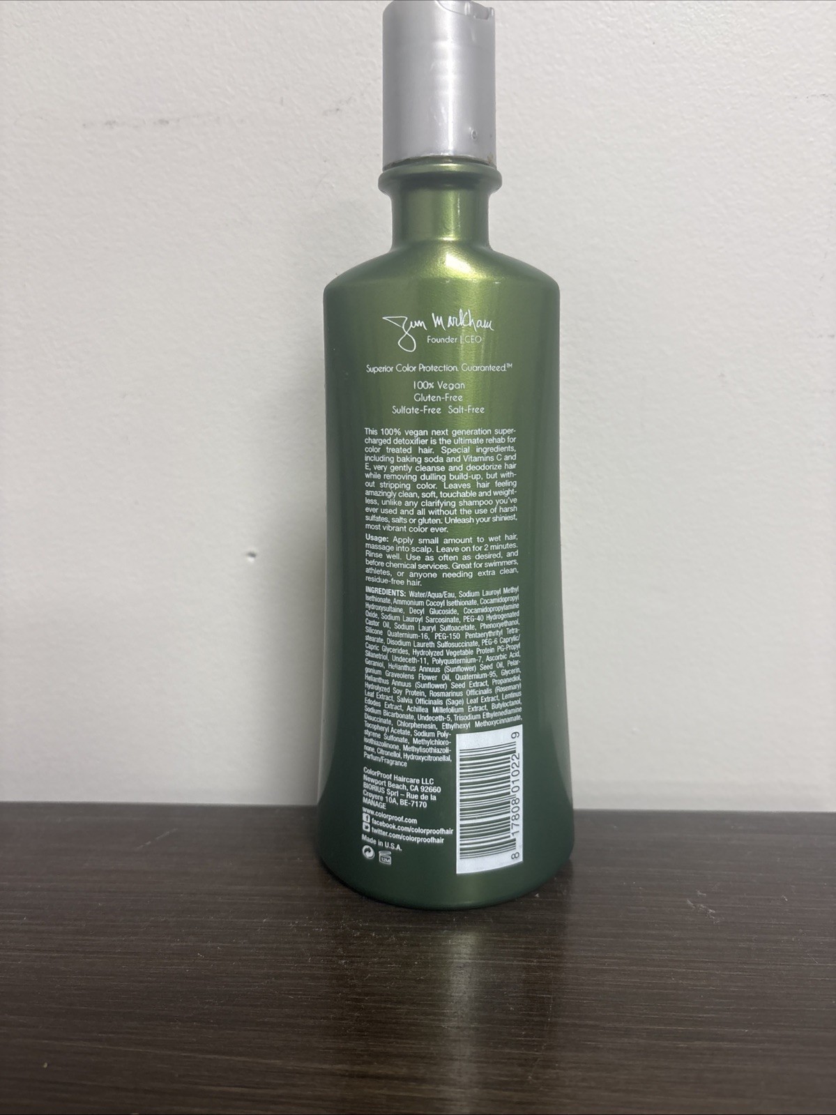 Color Proof CLEARITUP Clear It Up Detox Shampoo 10.1 oz