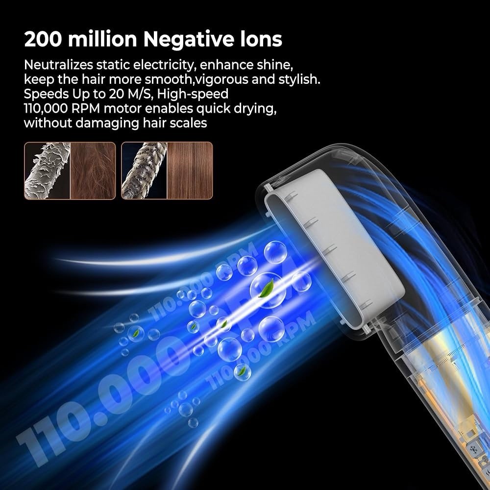 5 In 1 Air Styler, Hair Styler, 1300W Hair Dryer Brush With High-Speed
