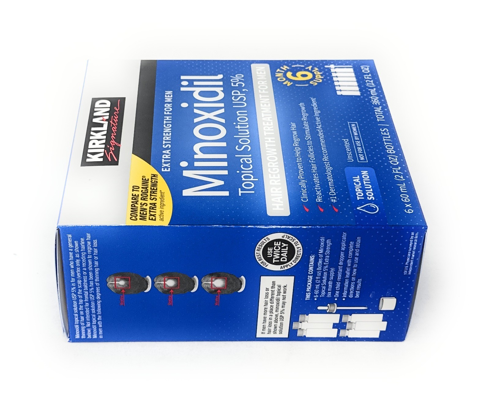 Kirkland Signature Minoxidil 5% Extra Strength Men Hair Regrowth Original