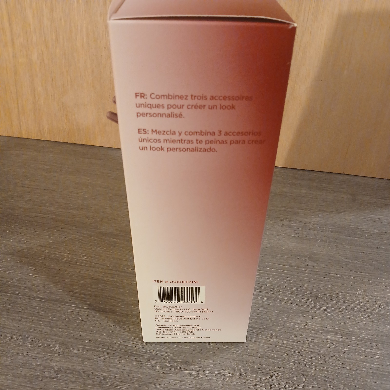 Ouidad Made For Curls 3-in-1 Universal Diffuser Dryer Attachment, Pink
