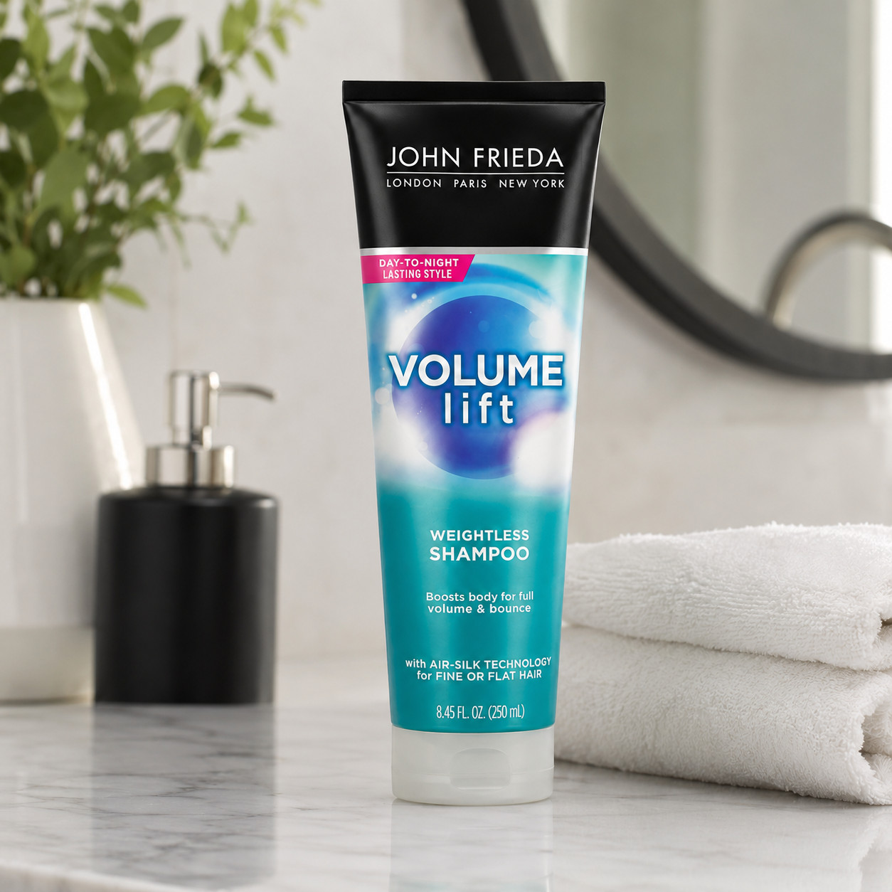 John Frieda Volume Lift Volumizing Shampoo 8.45 oz Fine Flat Hair 2 Pack New Set