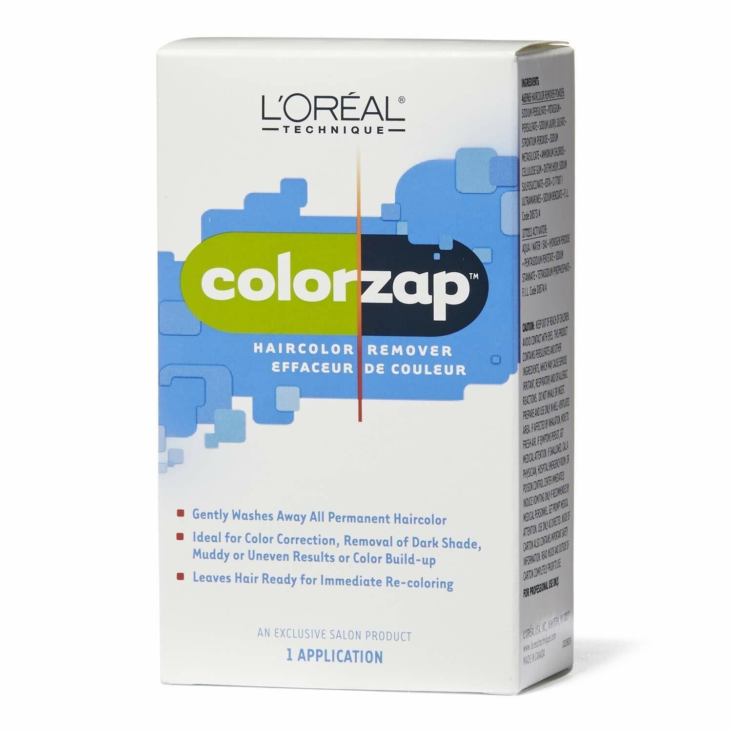 L’Oreal ColorZap Haircolor Remover, Removes all Unwanted Permanent Color