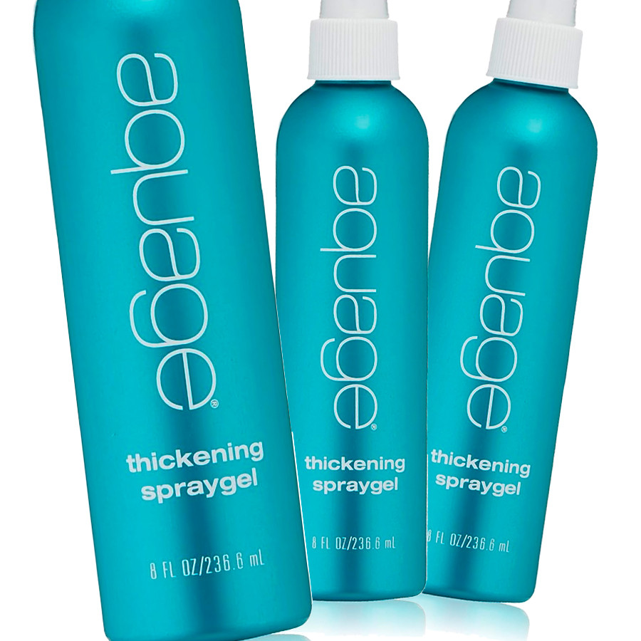 Aquage Thickening Spray Gel 8 oz – Pack of 3
