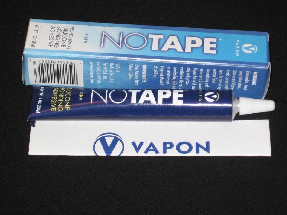 Vapon No Tape Professional Silicone Bonding Adhesive 1 oz (28g) Waterproof