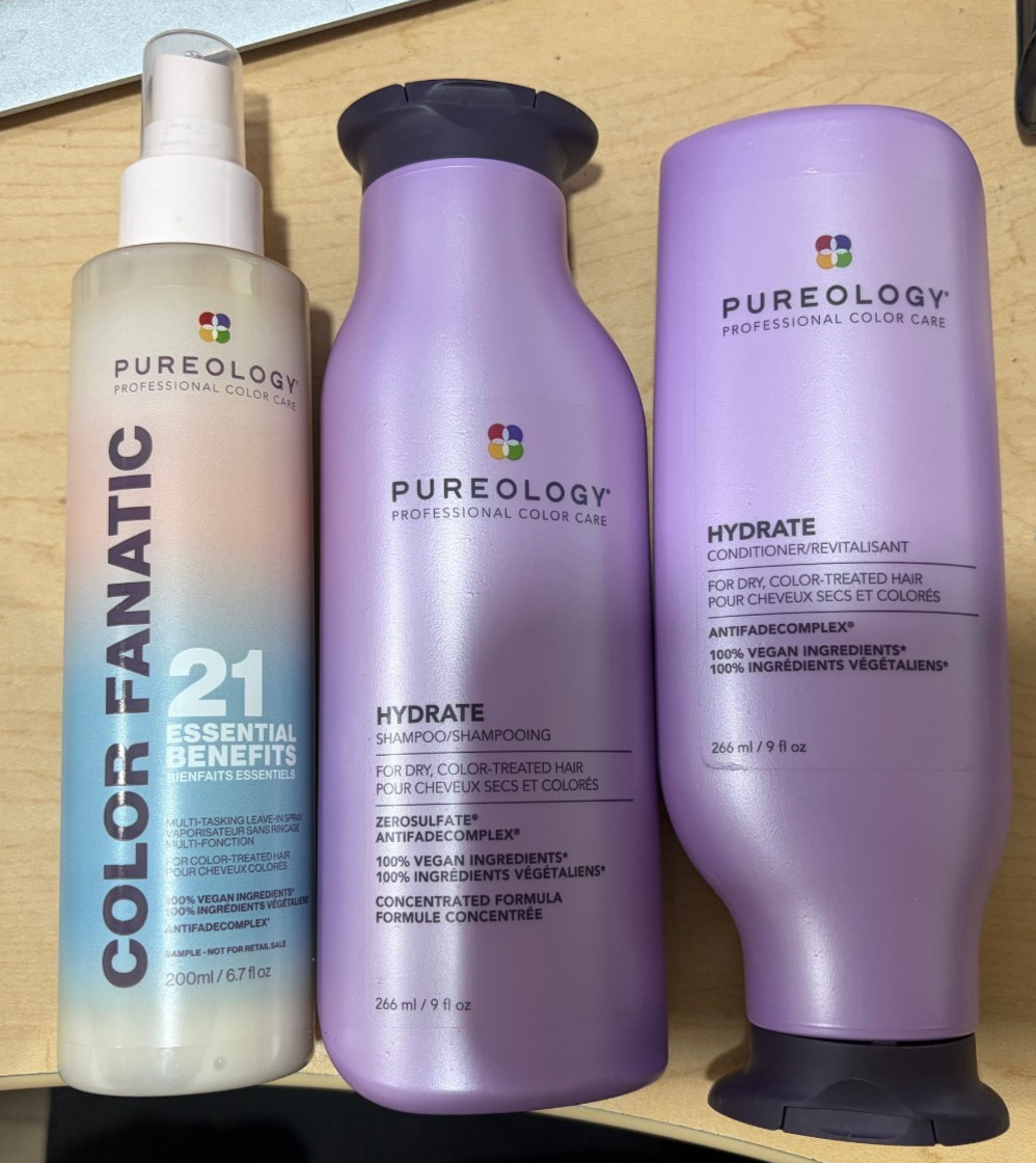 Pureology Hydrate Kit – 3 Full Size Products – Shampoo, Conditioner & Leave In