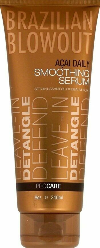 Brazilian Blowout Acai Daily -SMOOTHING- Serum 8 oz New