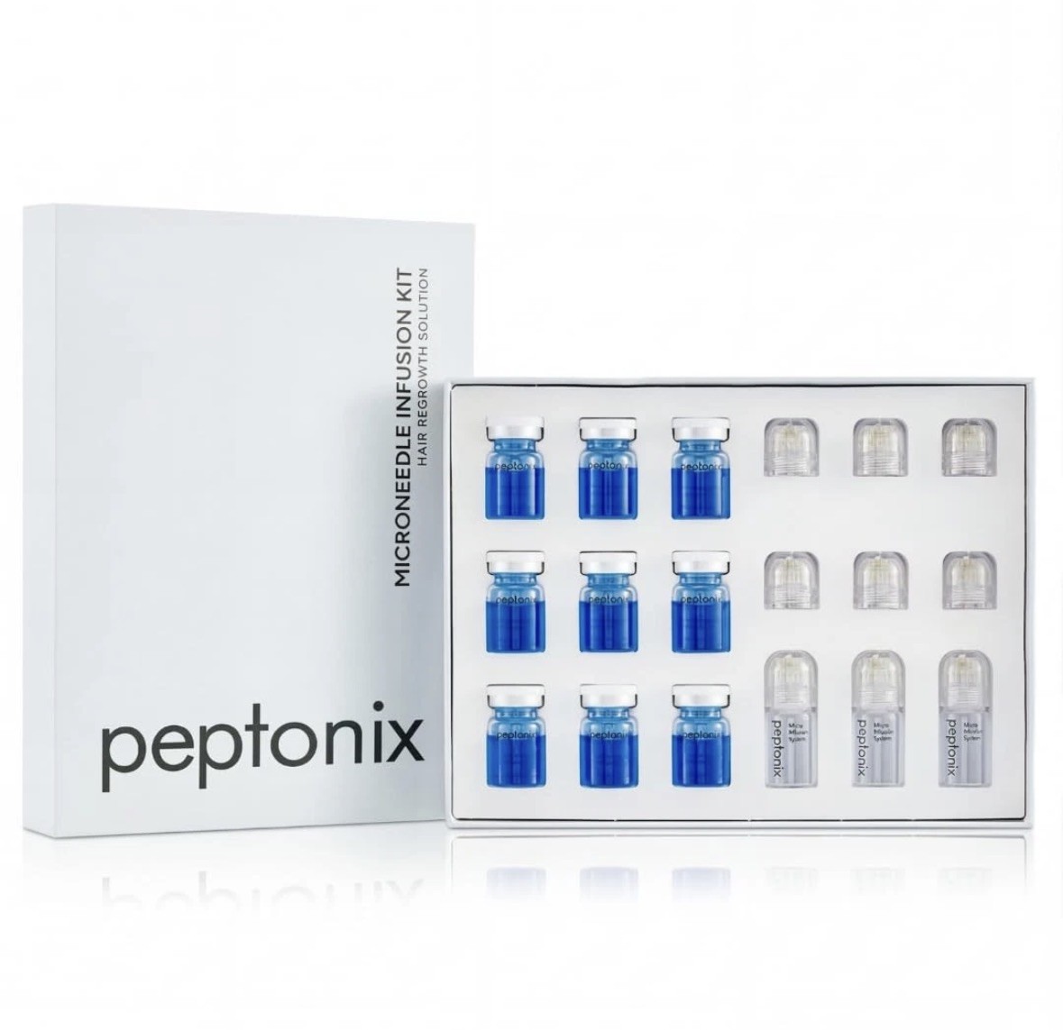 Peptonix Copper Peptide Infusion Hair Growth System-3 months worth! Exp 6/2029