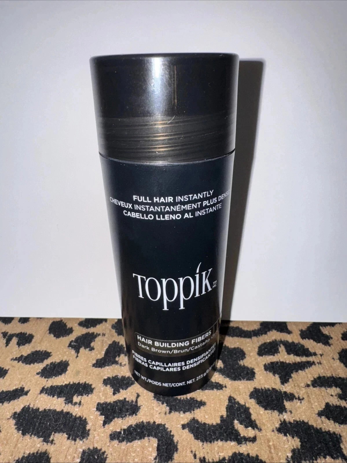 Toppik Hair Building Fibers in Dark Brown 27.5gr / 0.97oz NEW 100% AUTHENTIC