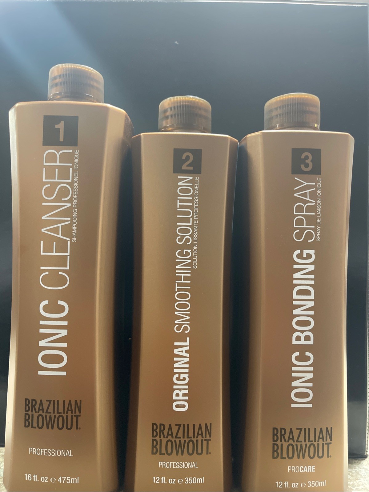Brazilian Blowout Step 1(16oz) Step 2(12oz)&Step 3(12oz) SET BRAZILIAN – NEW