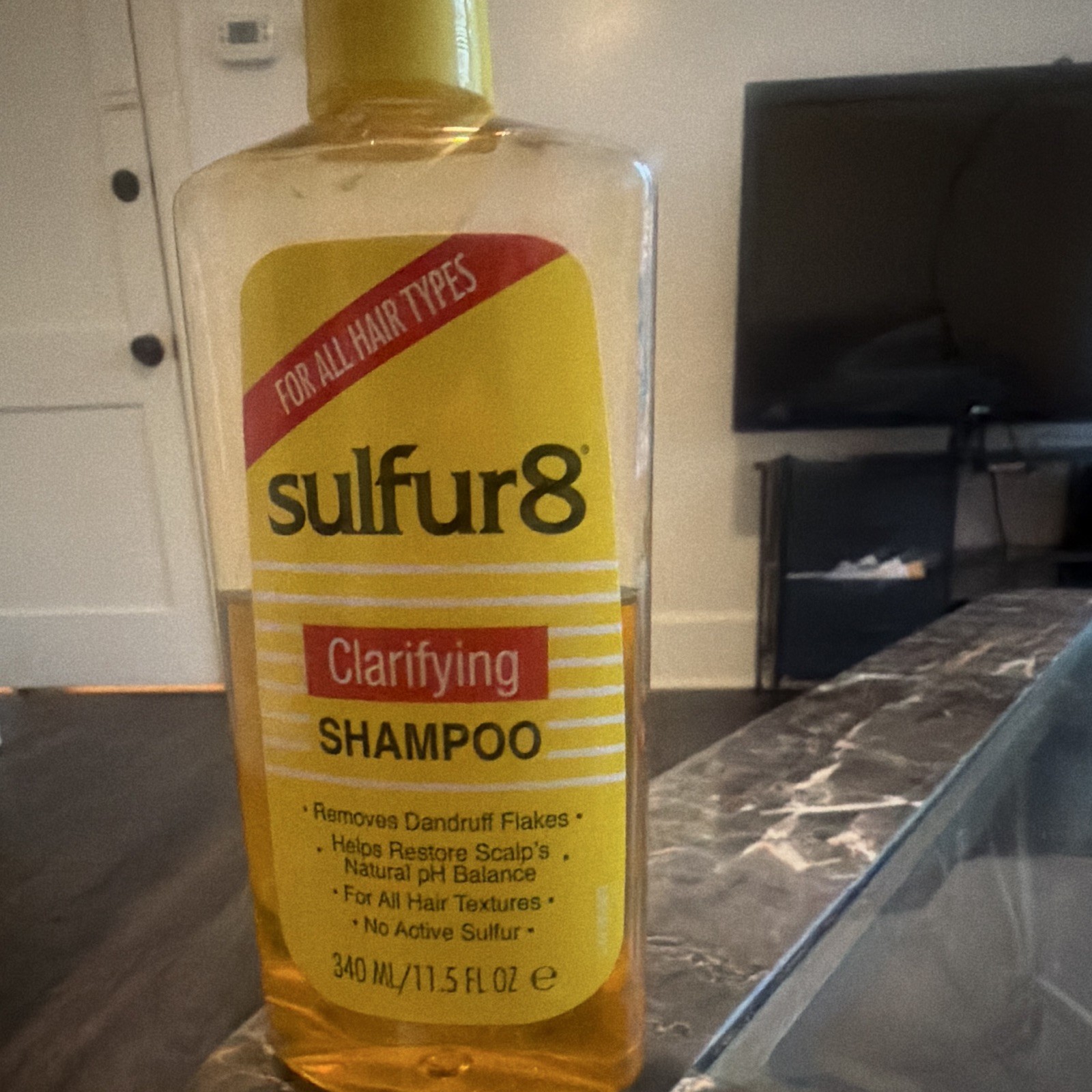 Sulfur8 Clarifying Shampoo, Deep Cleansing Liquid, 11.5 fl oz, Unisex Adult