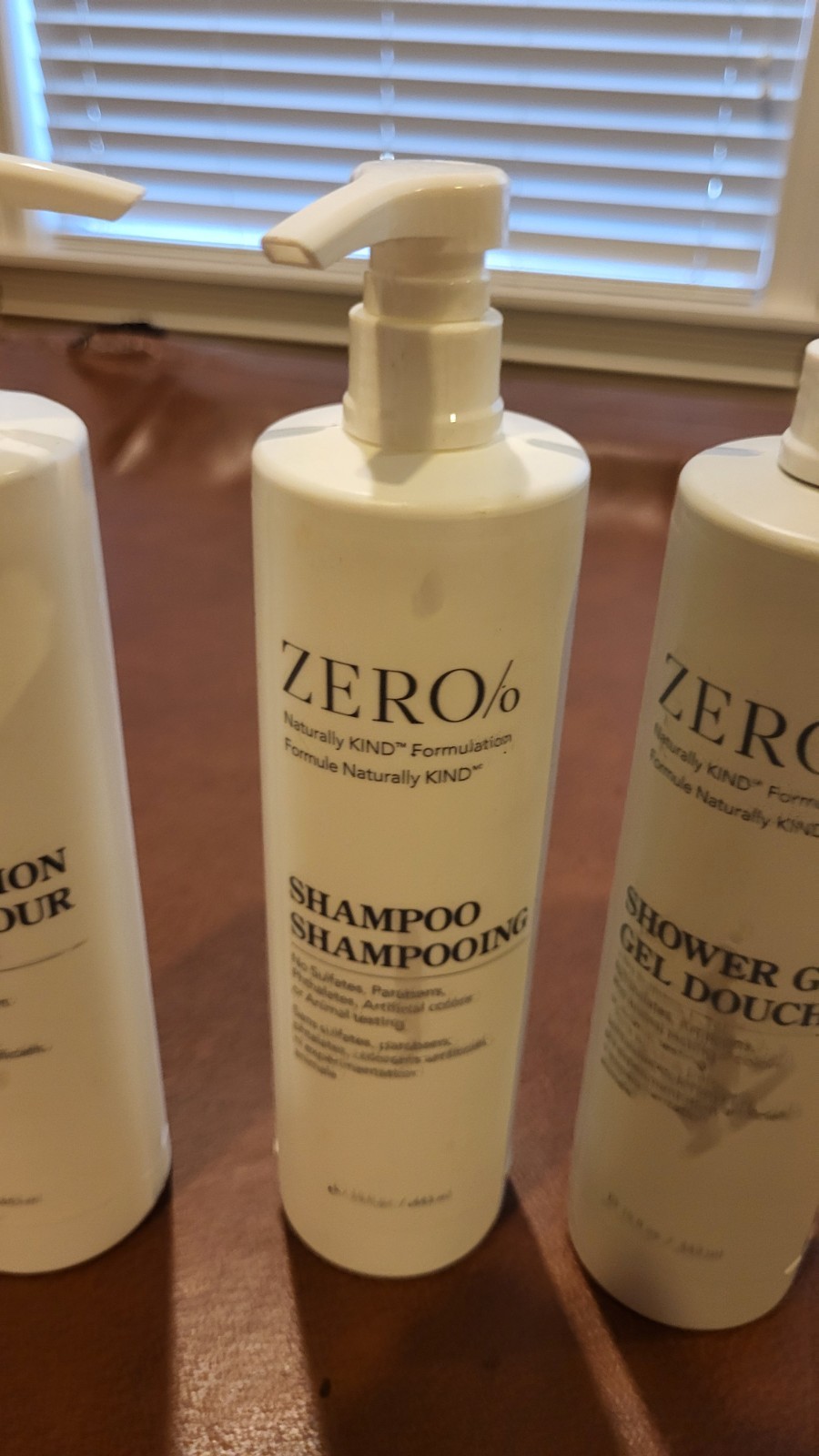 3 Bottles Zero% by Gilchrist & Soames SHAMPOO SHOWER GEL LOTION HILTON 15oz NEW!