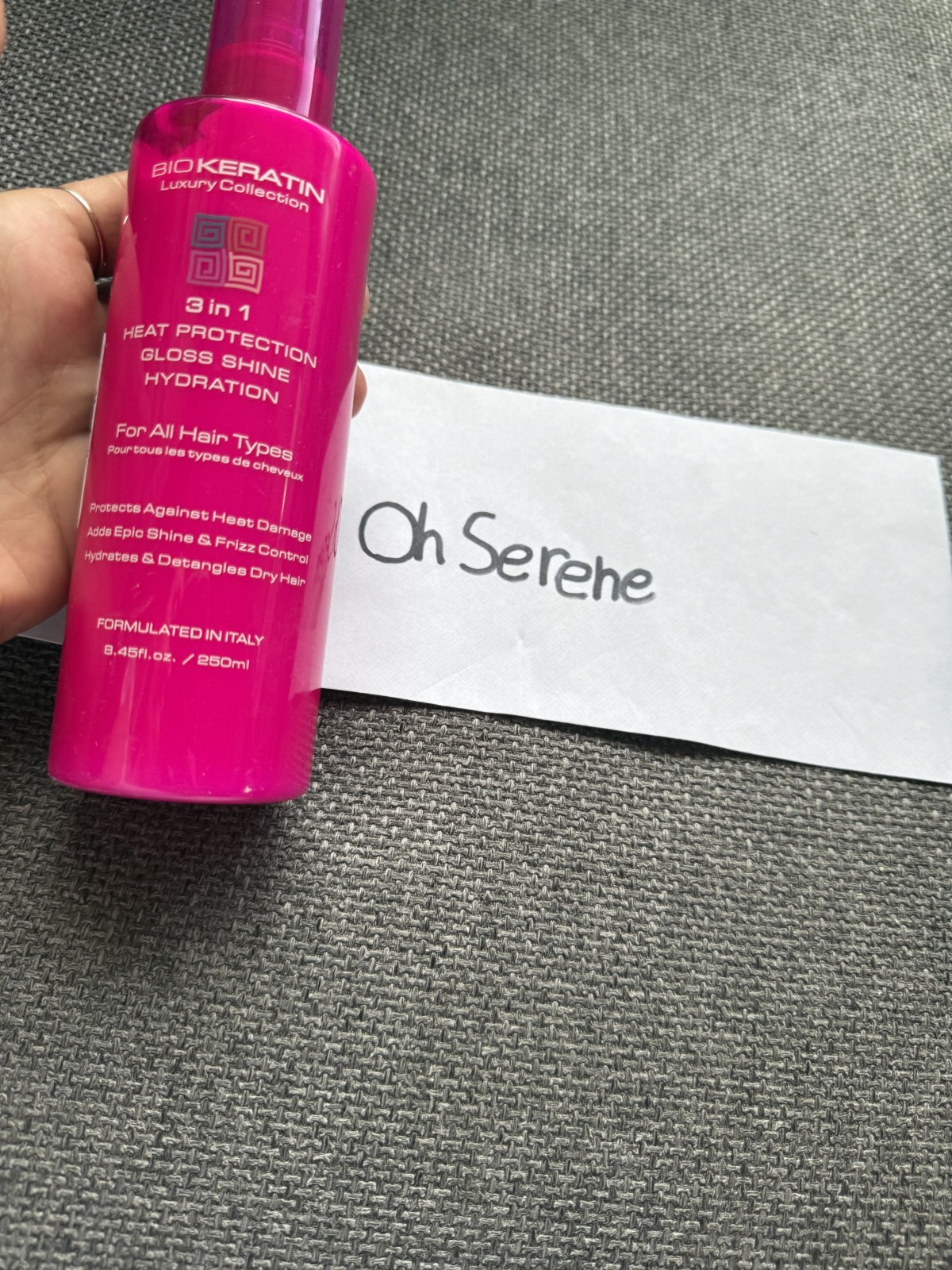 Biokeratine Luxury Collection 3 In 1 Heat Protection Gloss Shine Hydration