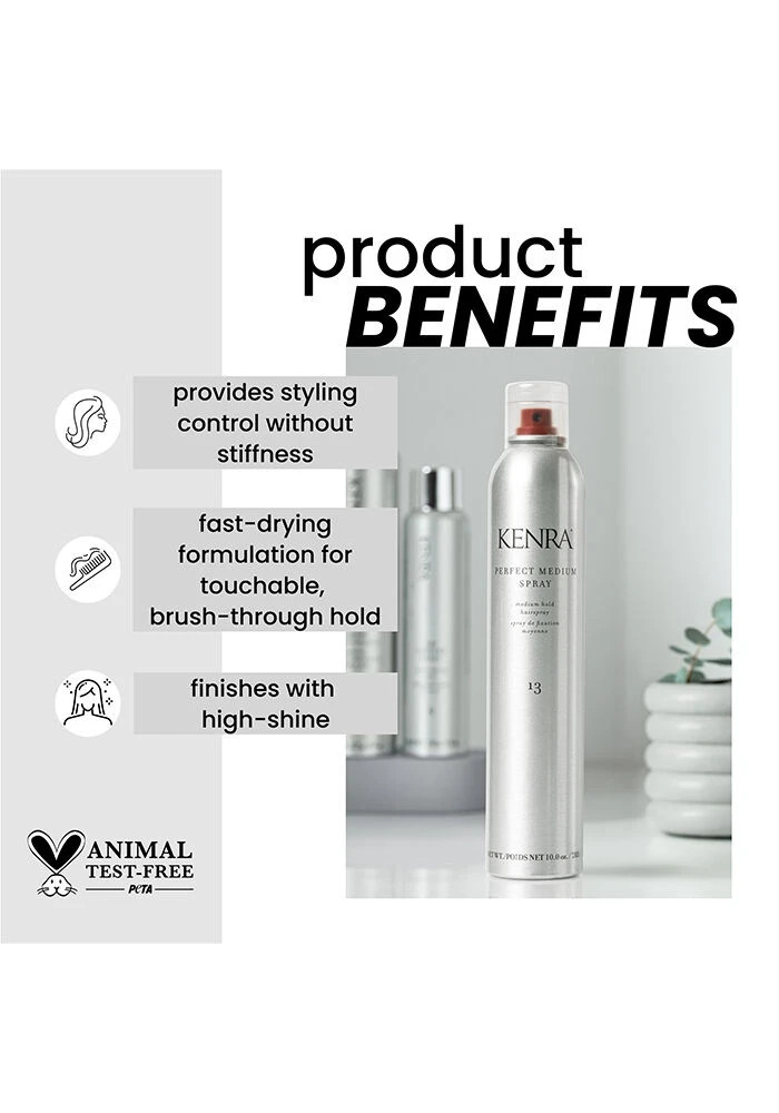 KENRA® Perfect Medium Spray 13 (80% VOC) – 10 oz