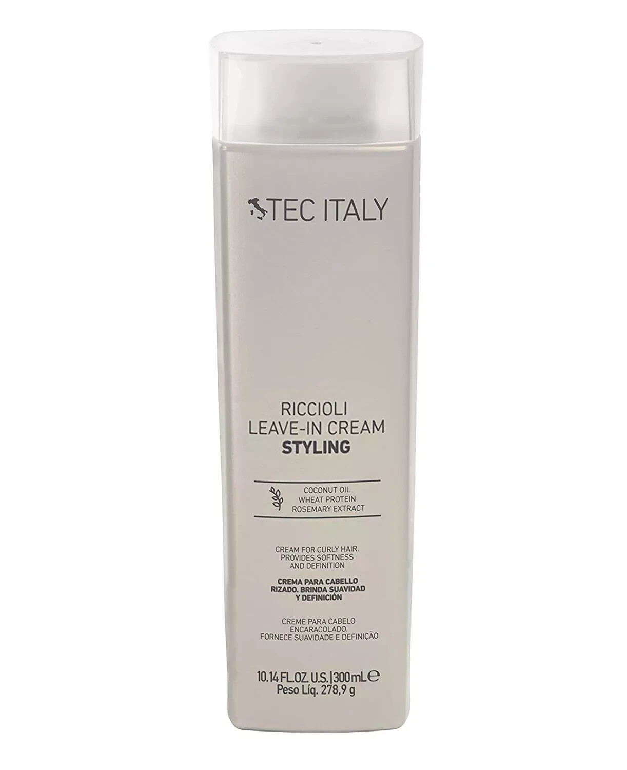 Tec Italy Riccioli Leave In Cream Curl Enhancer, Moisturiser, Definition 10.1oz