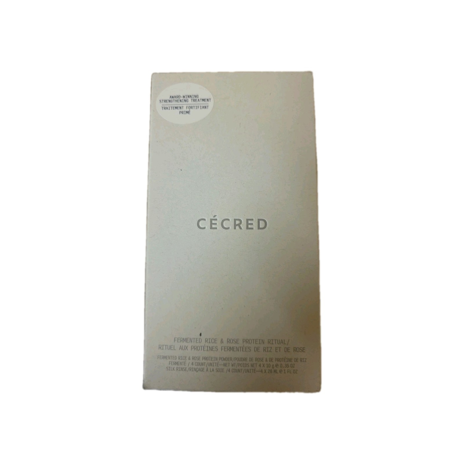 CÉCRED Fermented Rice & Rose Protein Ritual Includes 4 Treatments