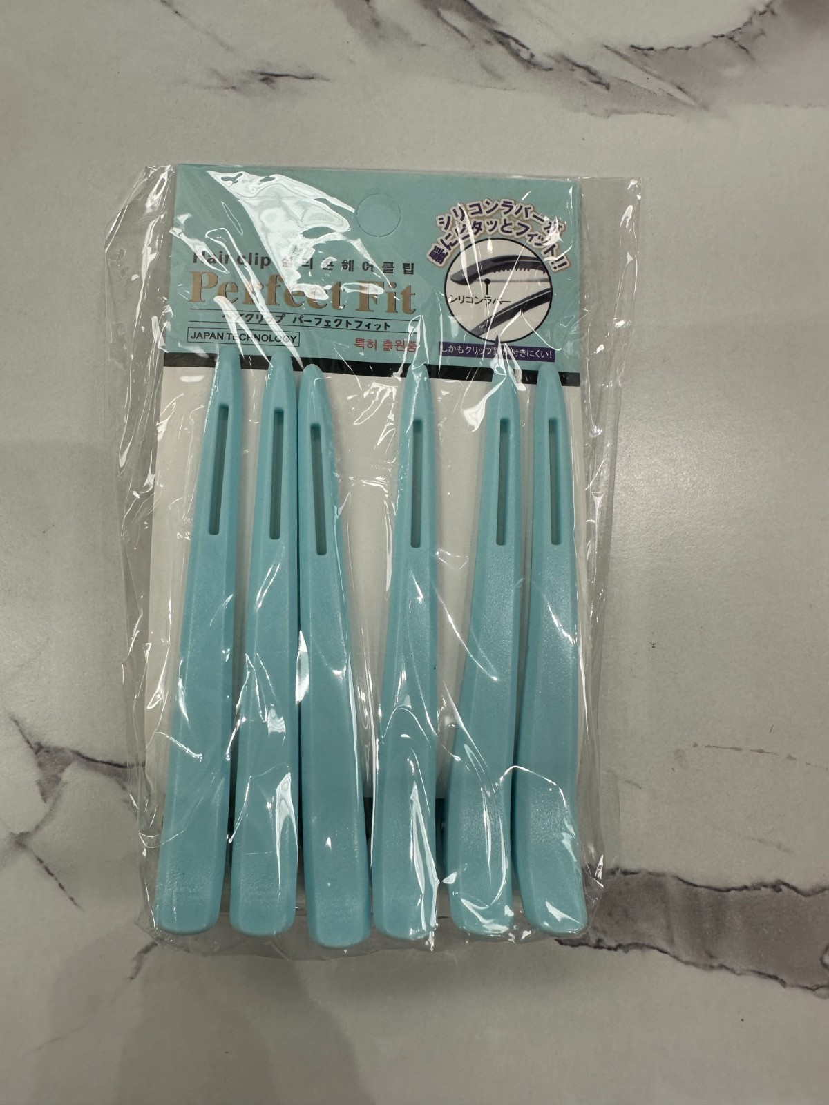 Alligator Plastic Clips (6PK) Aqua
