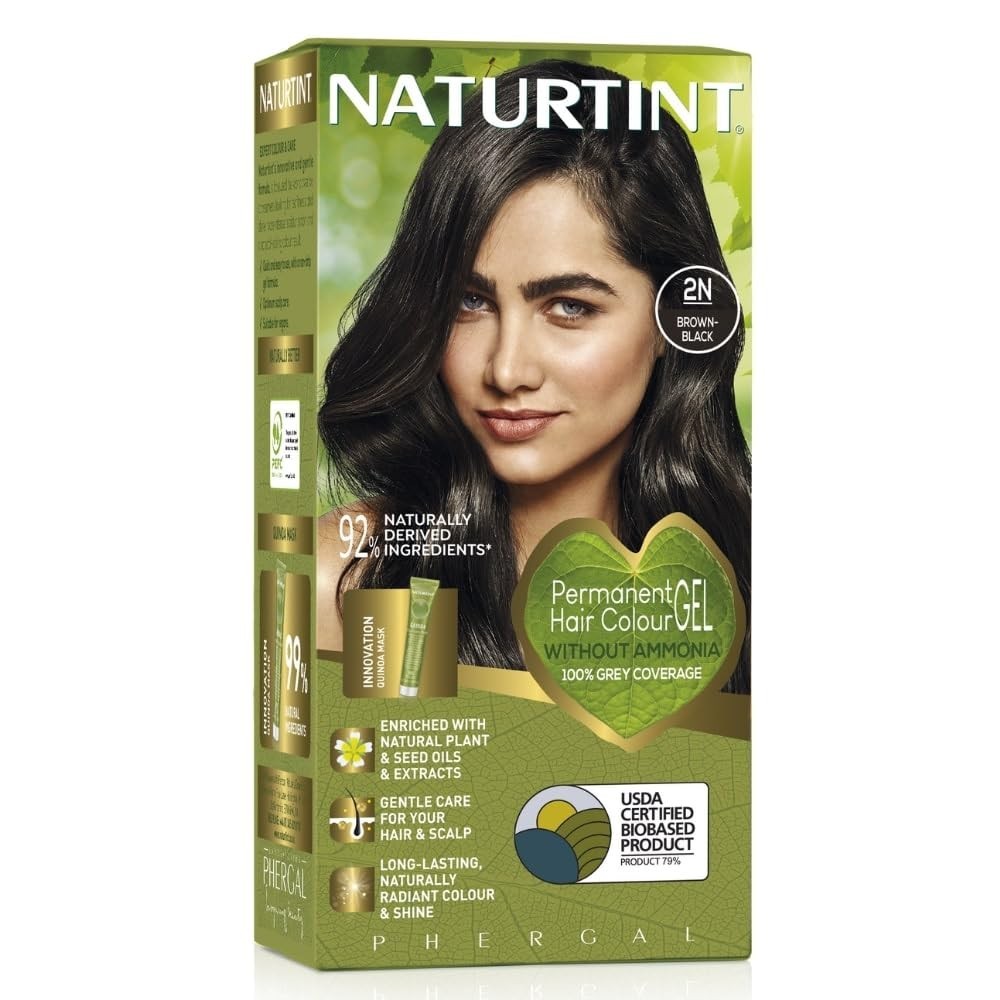 2N Brown Black Ammonia-Free Permanent Hair Color – & Cruelty-Free Formula