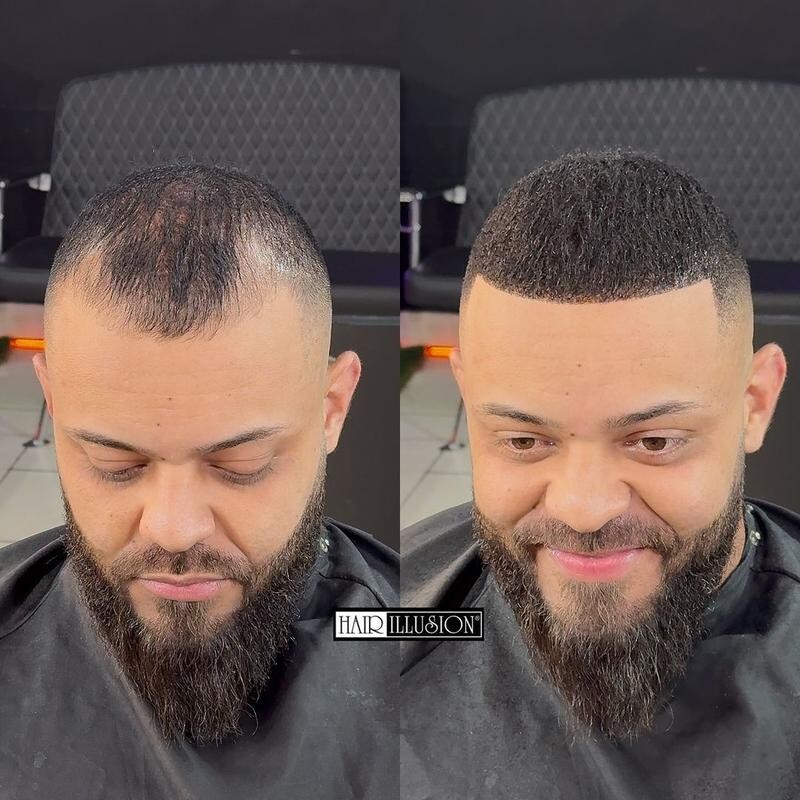 Hair Illusion 100% Real Hair Fibers Combo: Fibers, Hold & Water Spray, & App.