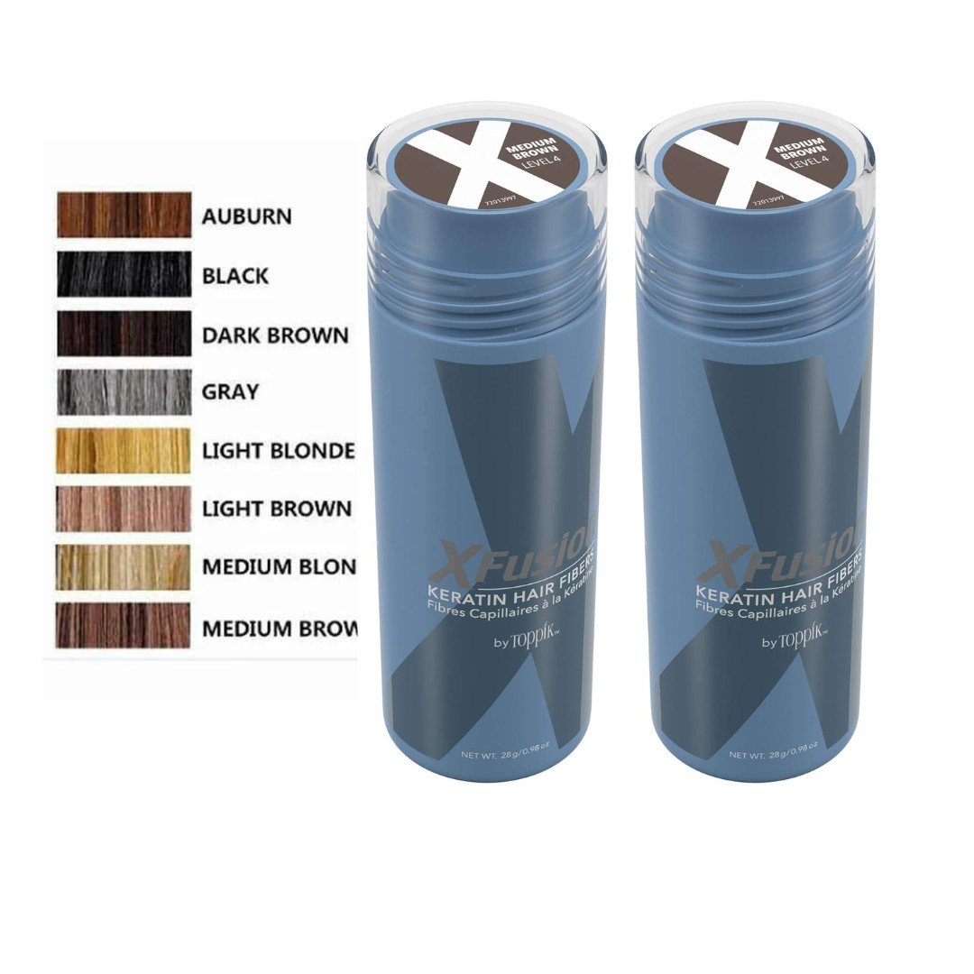 1 2 3 Xfusion Keratin Hair Fibers 28G / 0.98 oz Choose Your Color Fast Shipping
