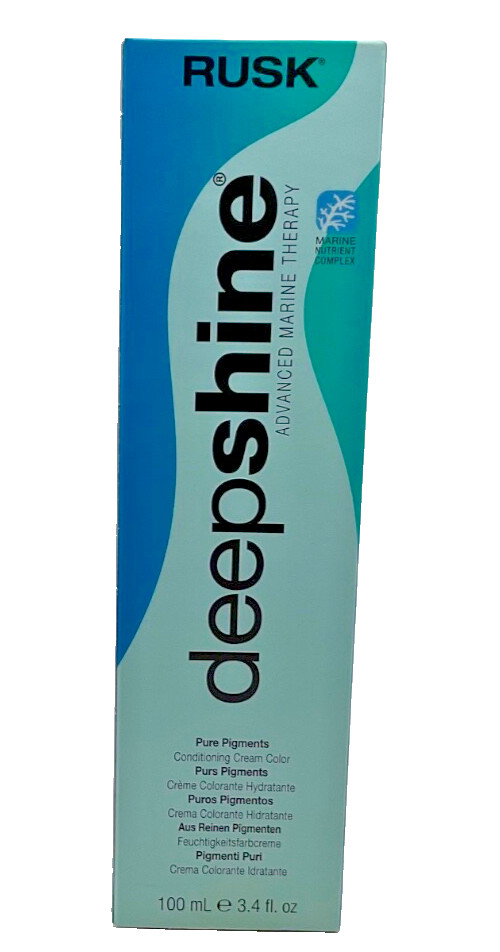 Rusk Deep Shine Pure Pigments Conditioning Cream Color **ALL COLORS** 3.4 OZ