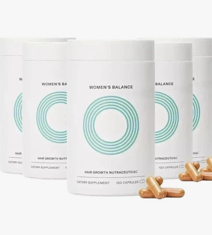 5 Pack Women’s Balance Growth Hair Supplements Premium Ages 45 and up 120 Capsul