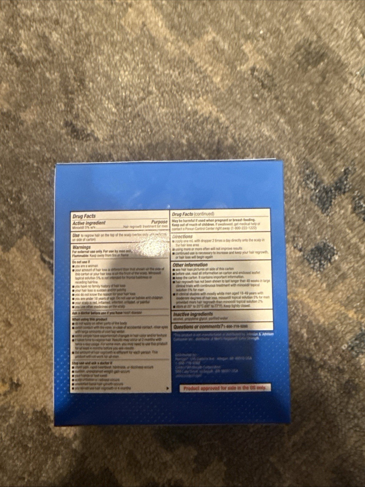 36 Boxes – Kirkland Minoxidil 5% Hair Regrowth Treatment – Factory Sealed
