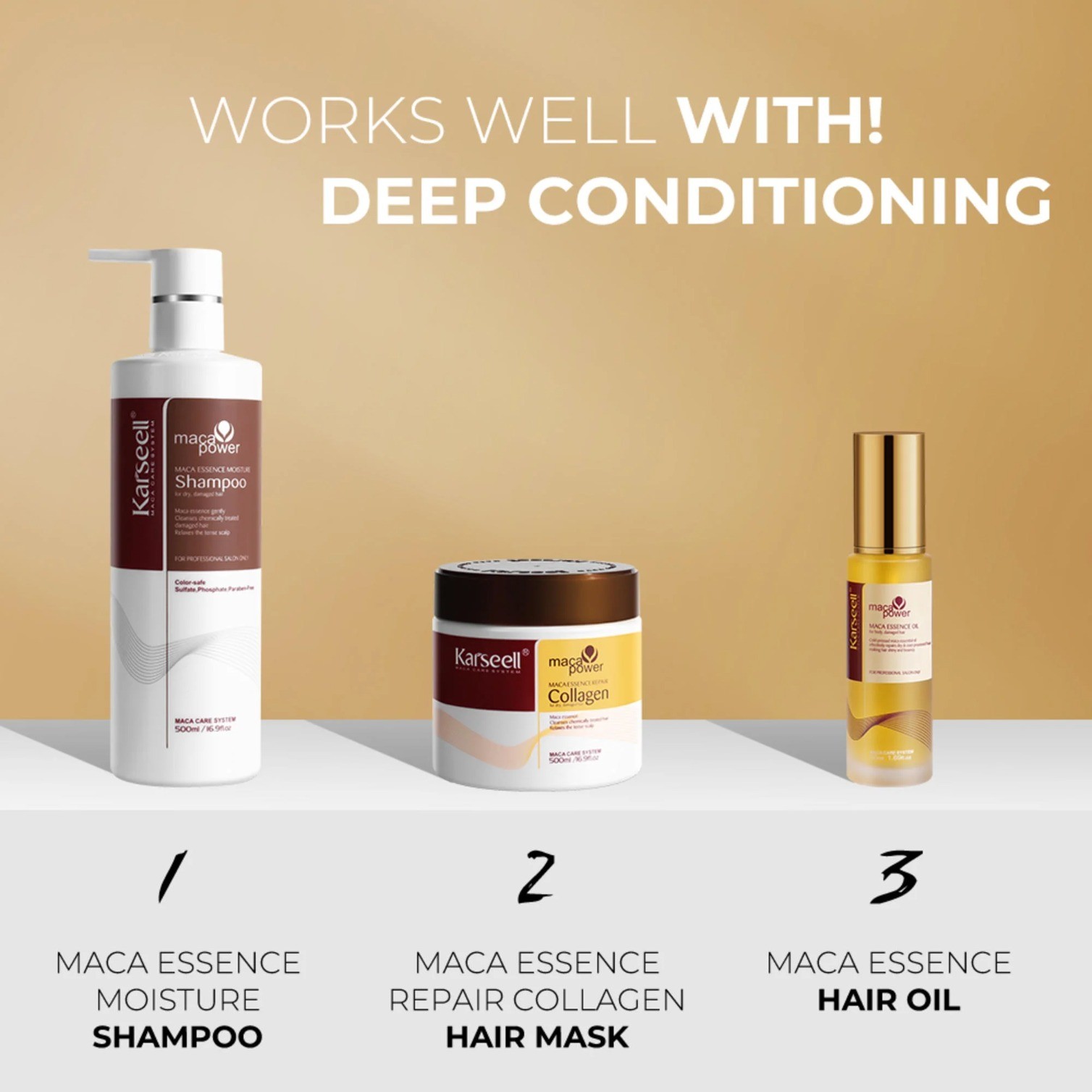 Collagen Hair Treatment Deep Repair Conditioning for Dry Damaged Hair All Hair