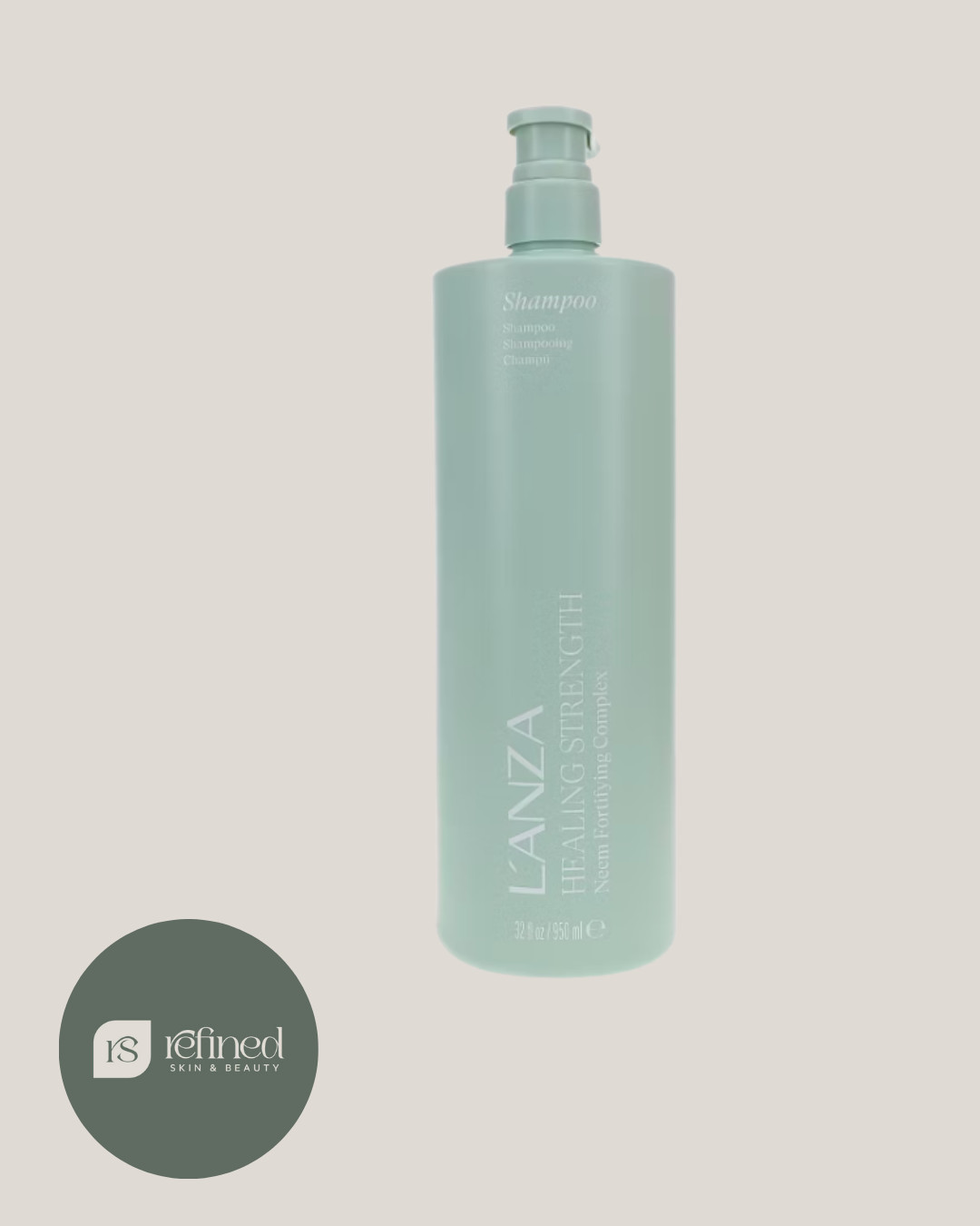L’ANZA Healing Strength Neem Fortifying Shampoo – Breakage-Preventing Cleanser