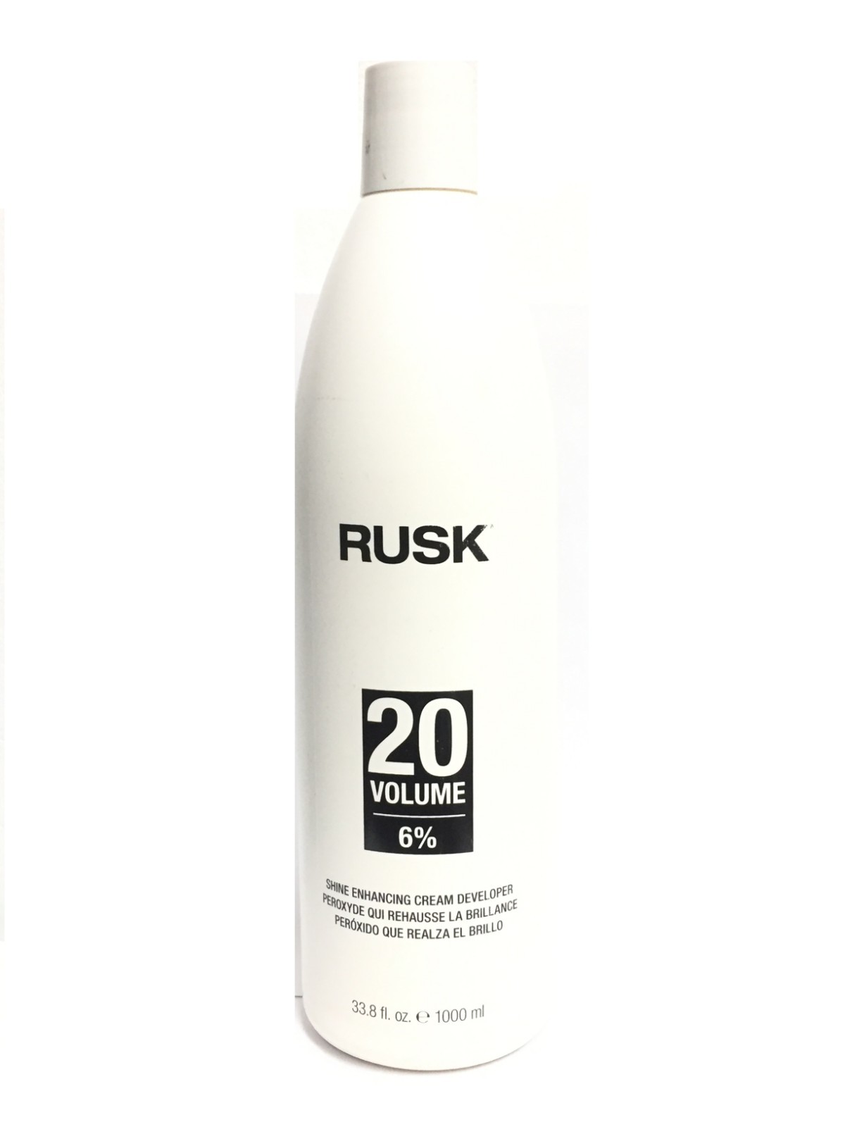 Rusk Shine Enhancing Cream Developer 20 Volume 6%, 33.8 oz