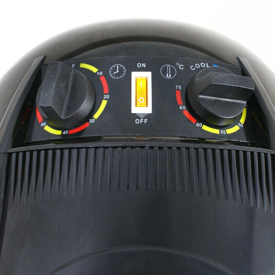 Professional 1300W Hooded Floor Bonnet Hair Dryer Stand Up w/Timer Rolling Wheel