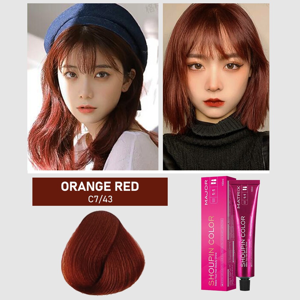 SHOUPIN Hair Coloring Shampoo Micro Tide Color Single Hair Cream 56 Colors 100ml